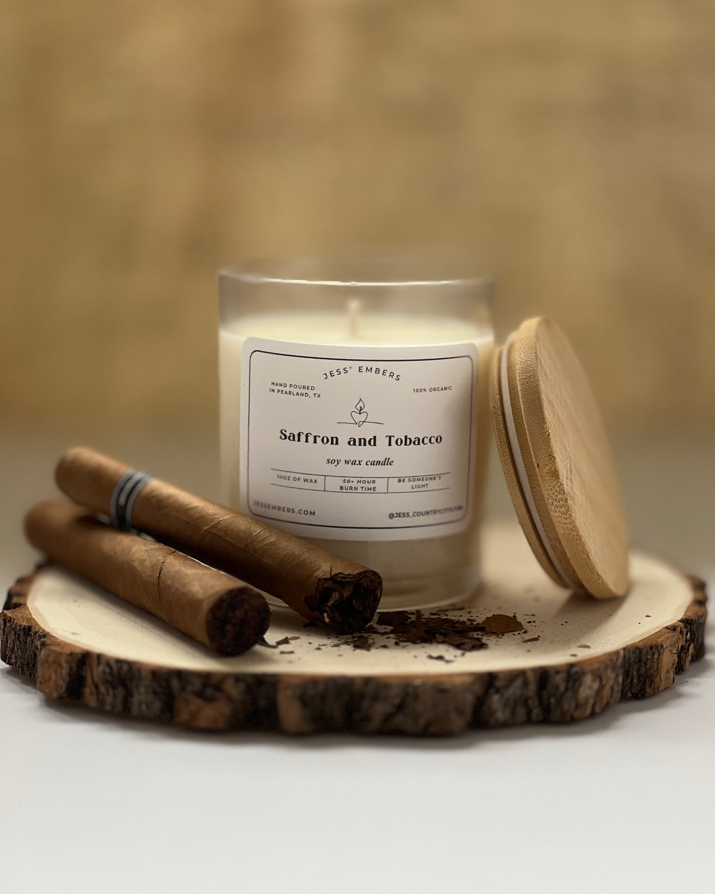 14oz Saffron and Tobacco